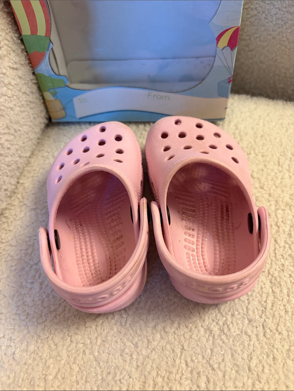 Croc Baby Pink Size c2/3